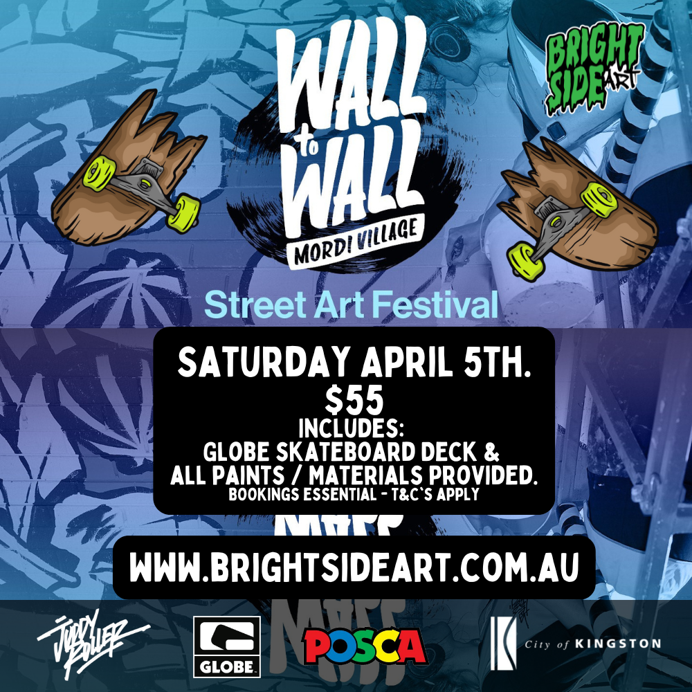 Wall to Wall Festival Skateboard Art Workshop