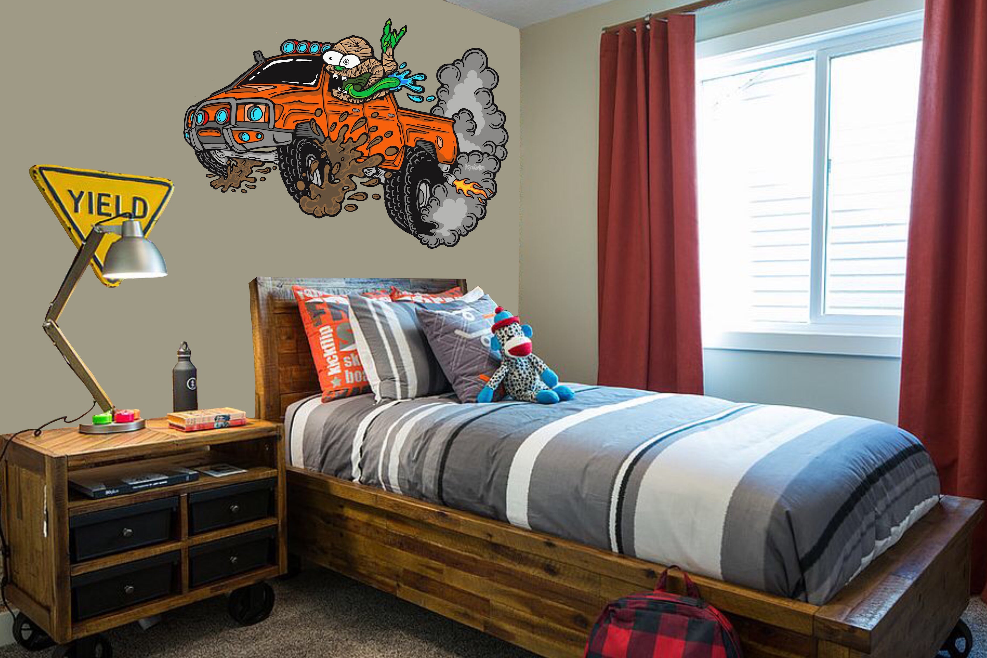 Wall Art Decal - 4WD Monster