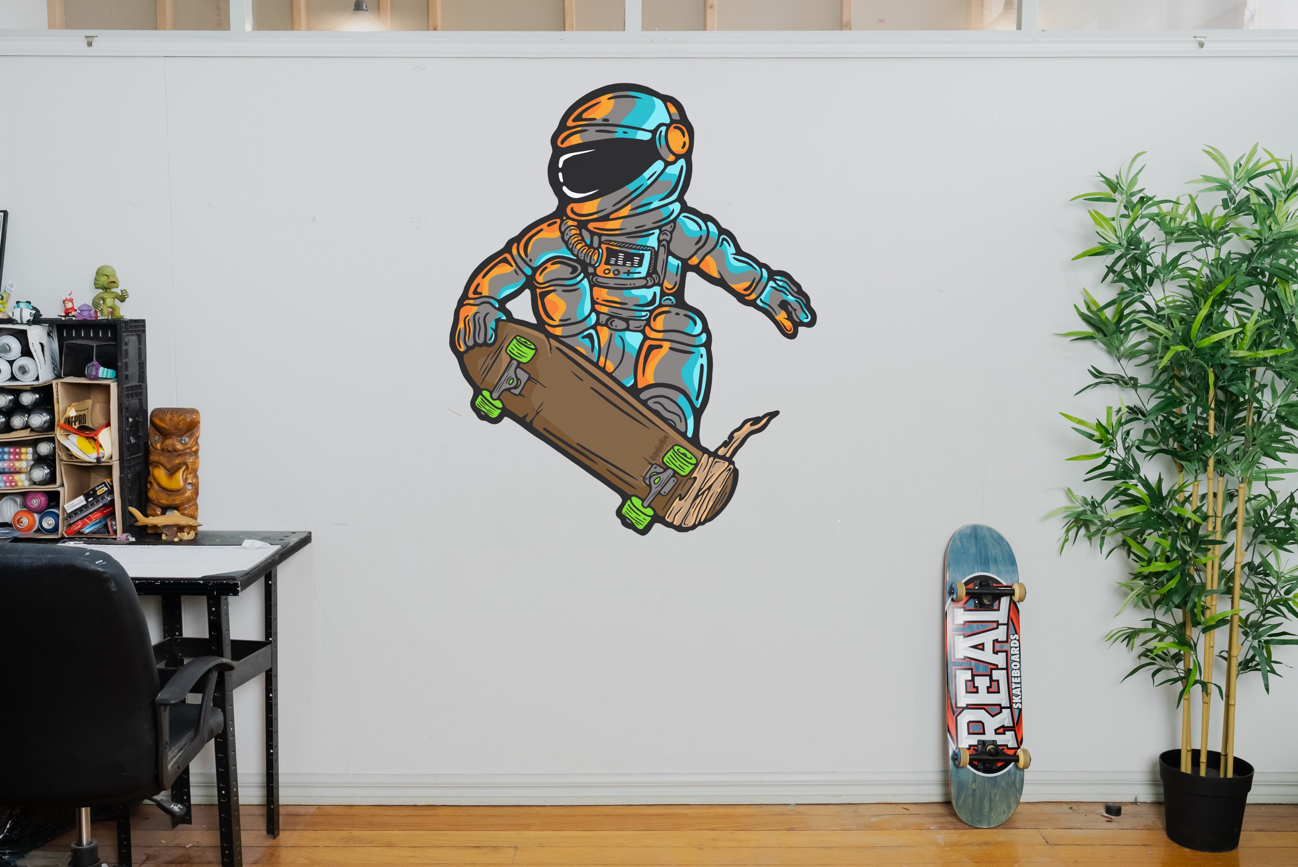 Wall Art Decal - Astro Skater