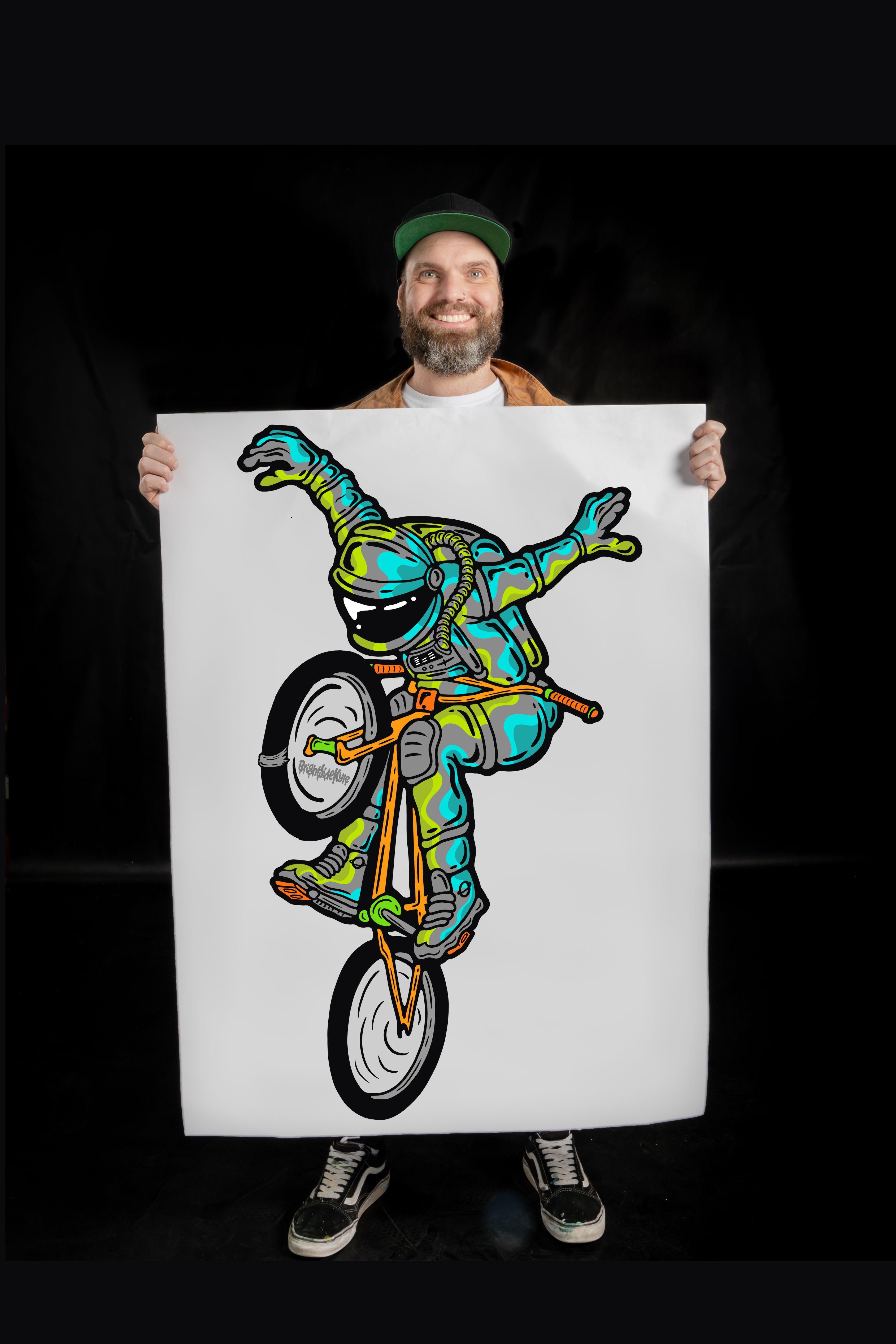 Wall Art Decal - AstroDude BMX