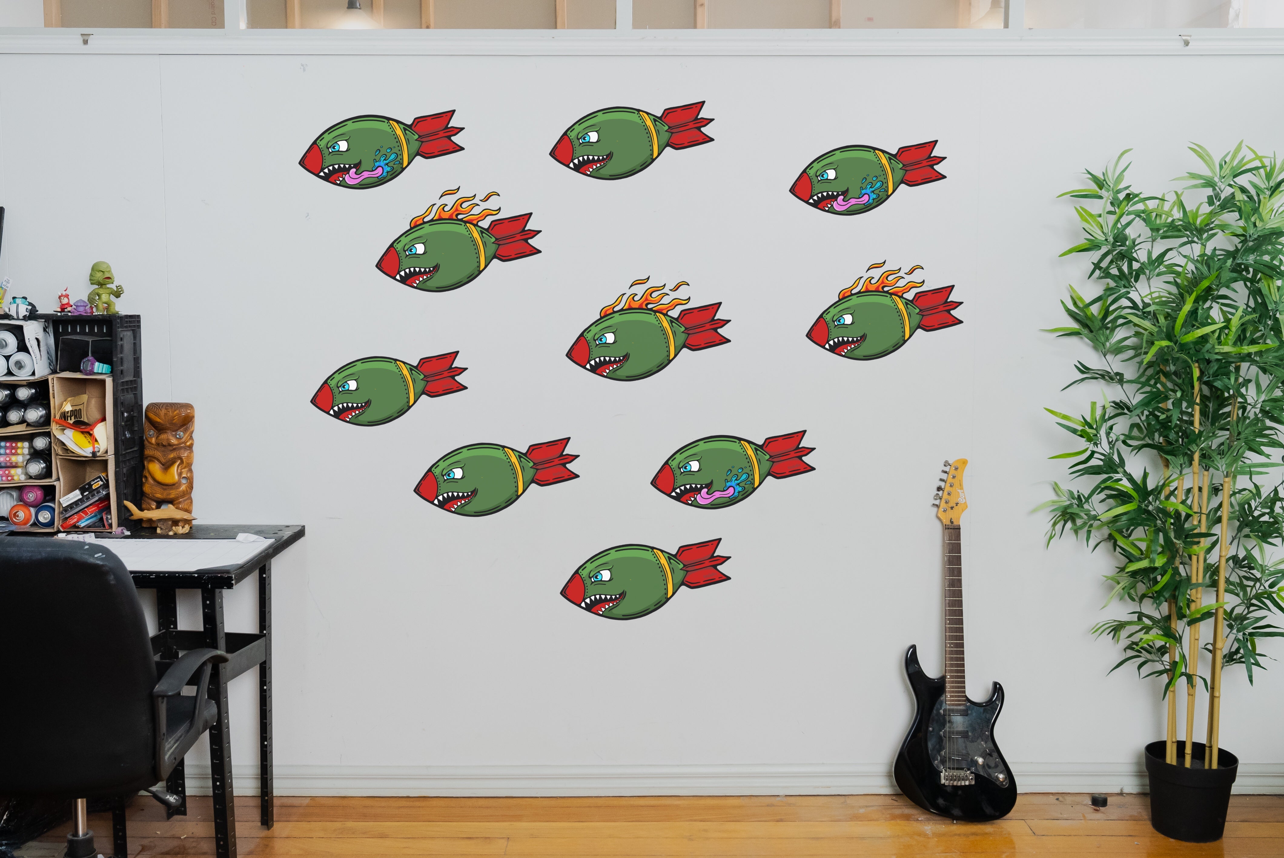 Wall Art Decal - Bombs Away!