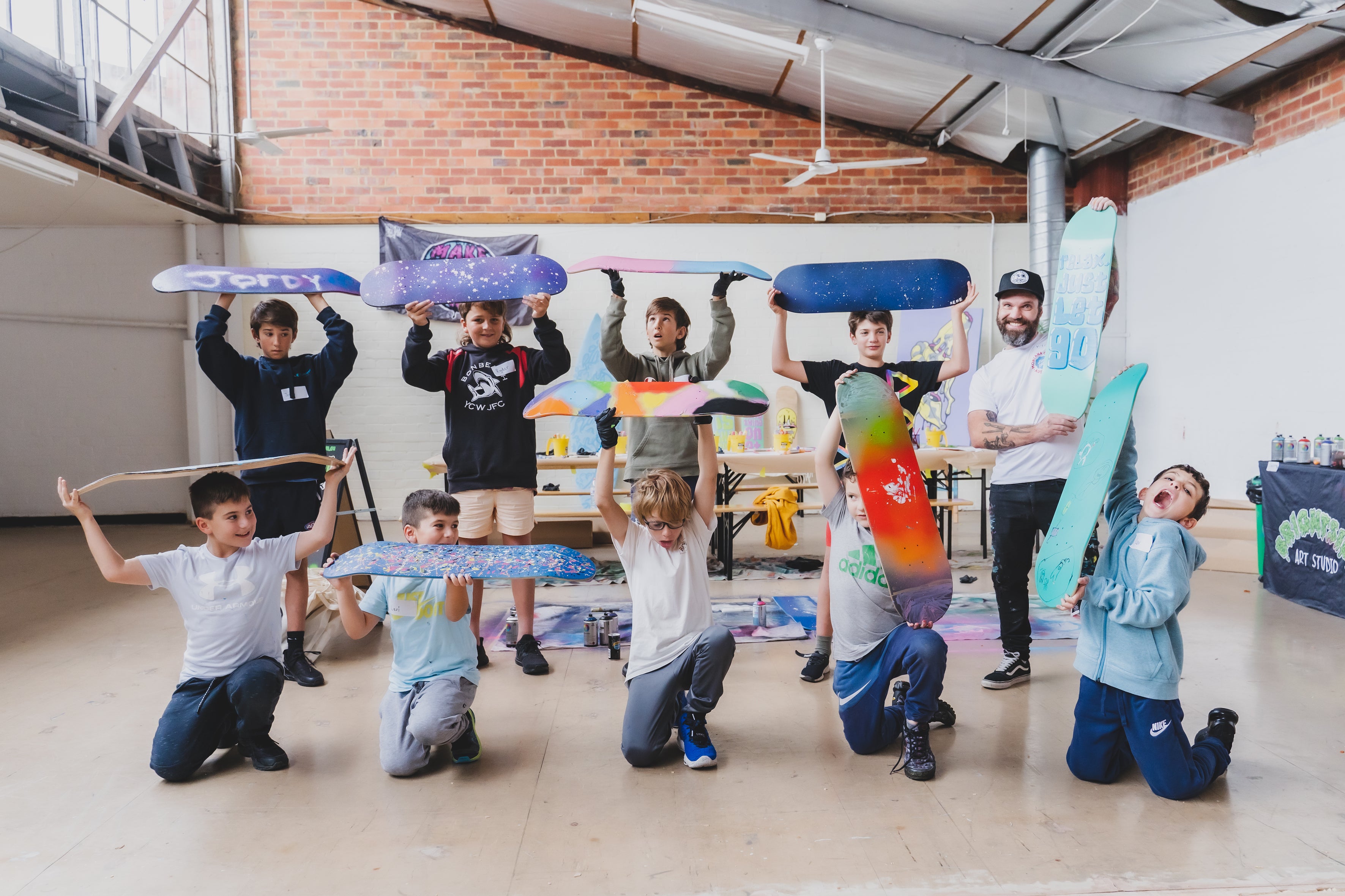 FREE Surfboard & Skateboard Art Workshop w/ ShedNine