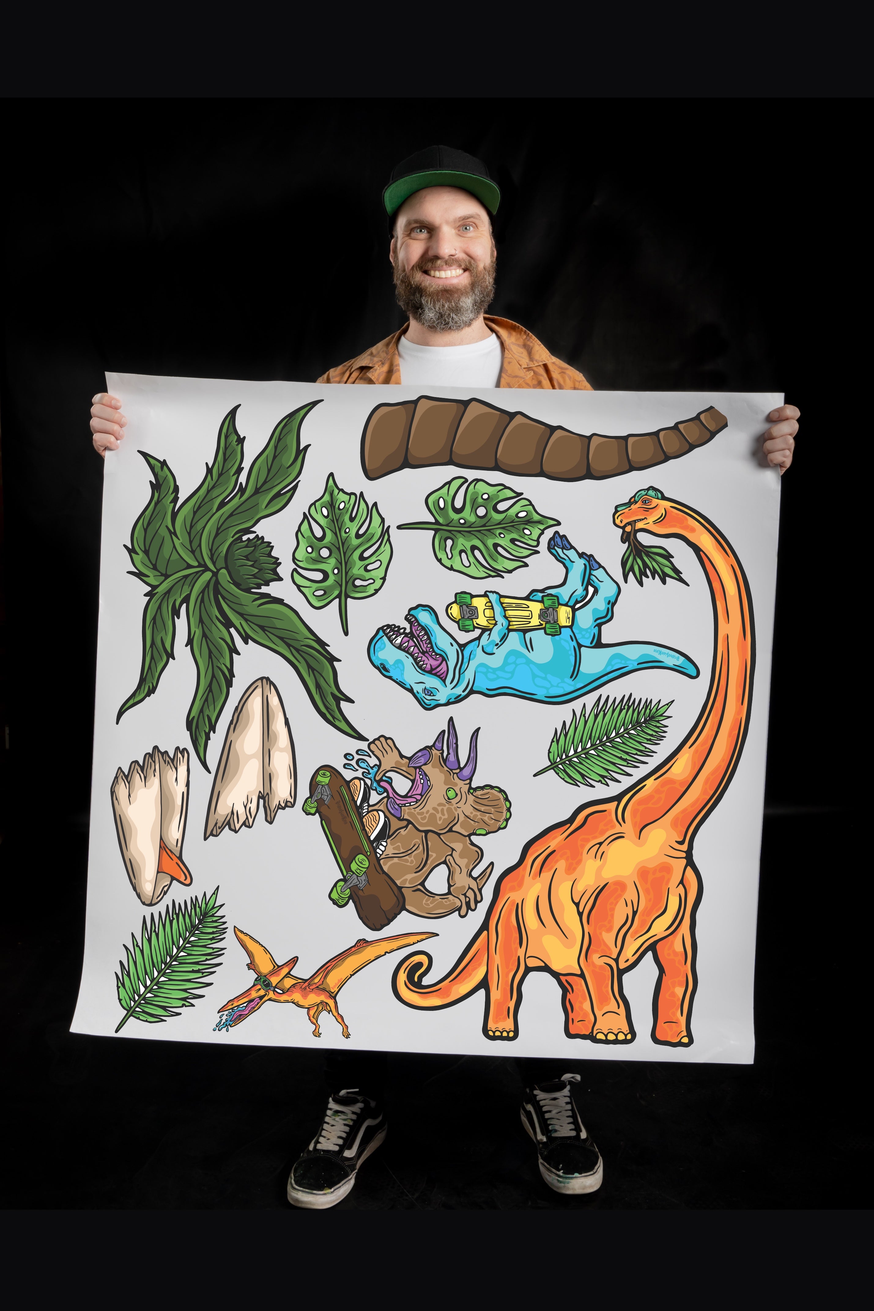 Wall Art Decal - Dinosaur Set 2