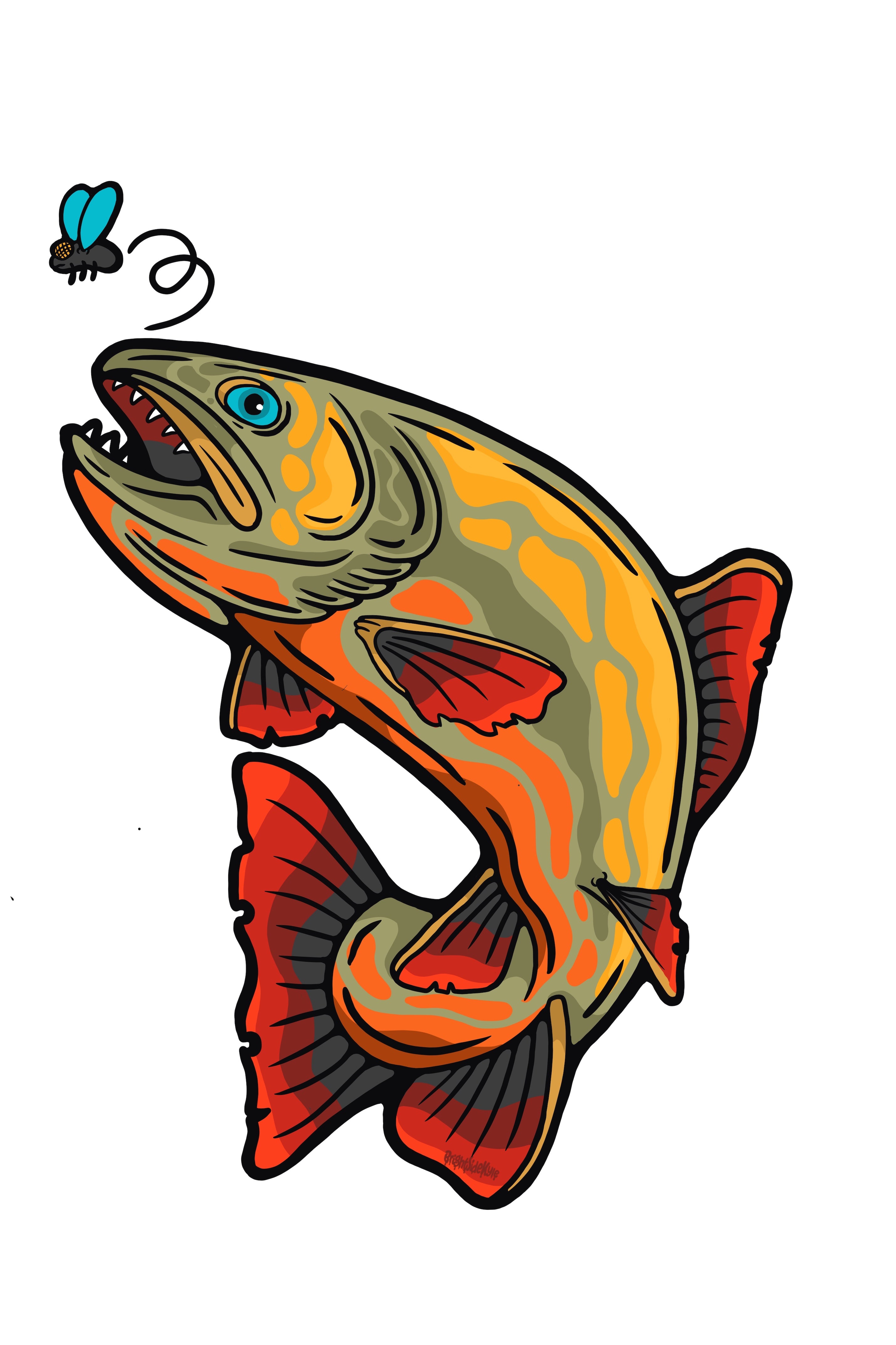 Wall Decal - Fly Fishin'