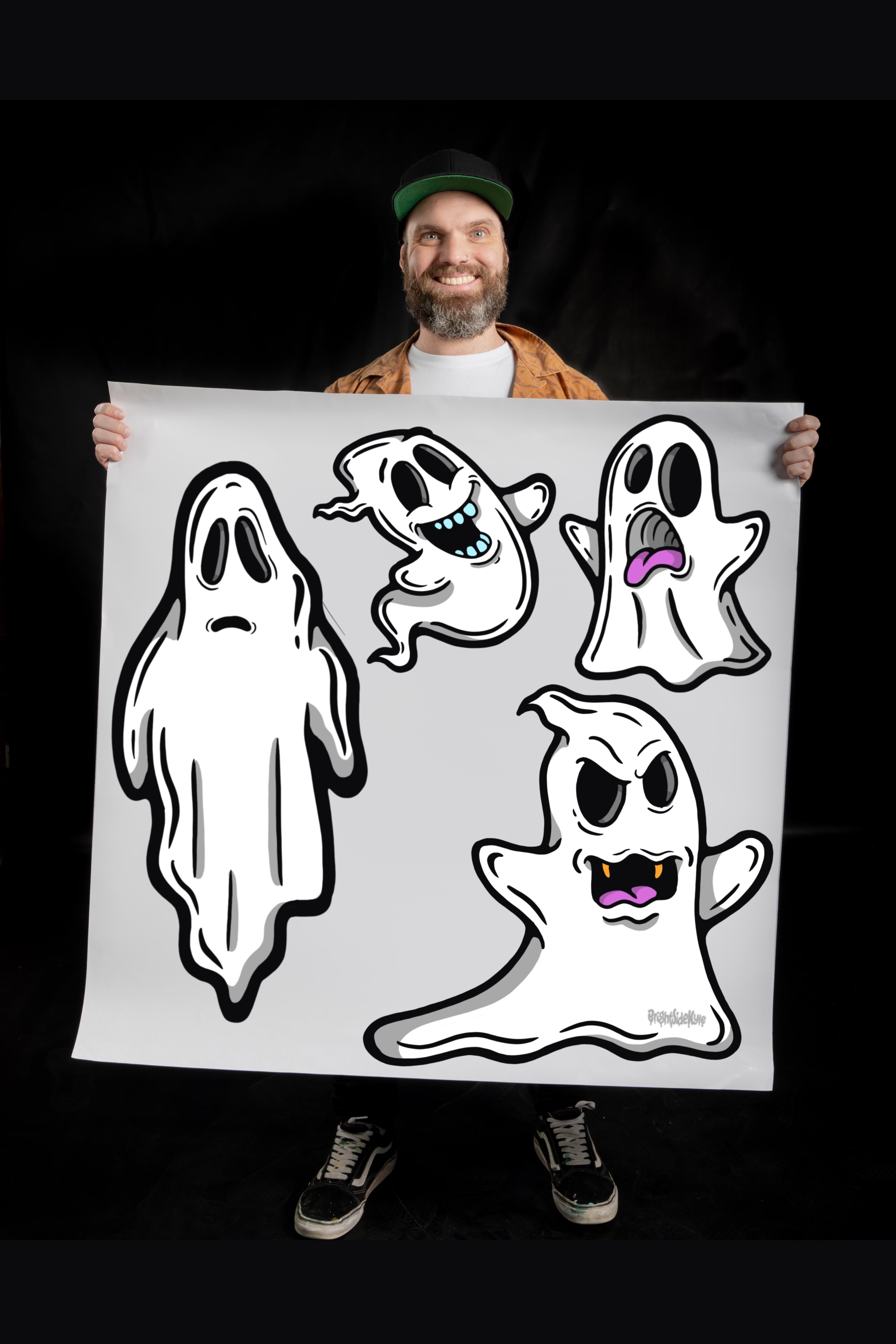 Wall Art Decal - Ghost Set