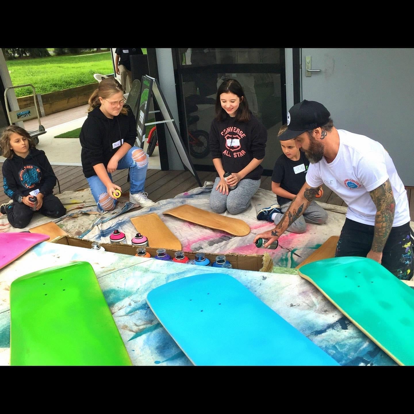 FREE Surfboard & Skateboard Art Workshop w/ ShedNine