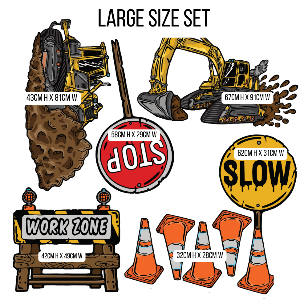 Wall Art Decal - Construction Set