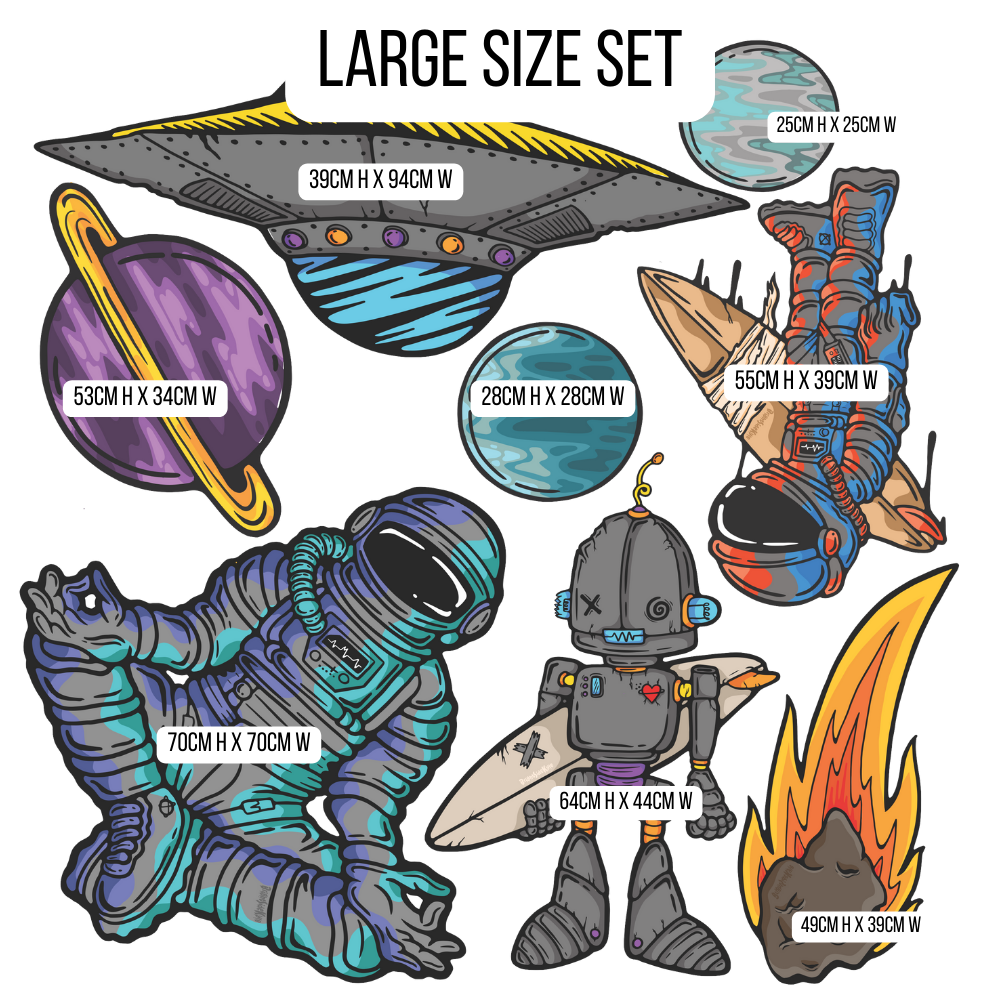 Wall Art Decal - Space Set 2