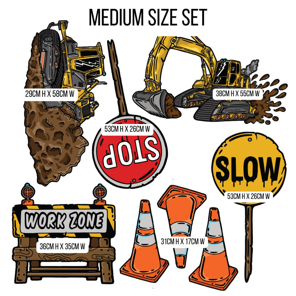 Wall Art Decal - Construction Set
