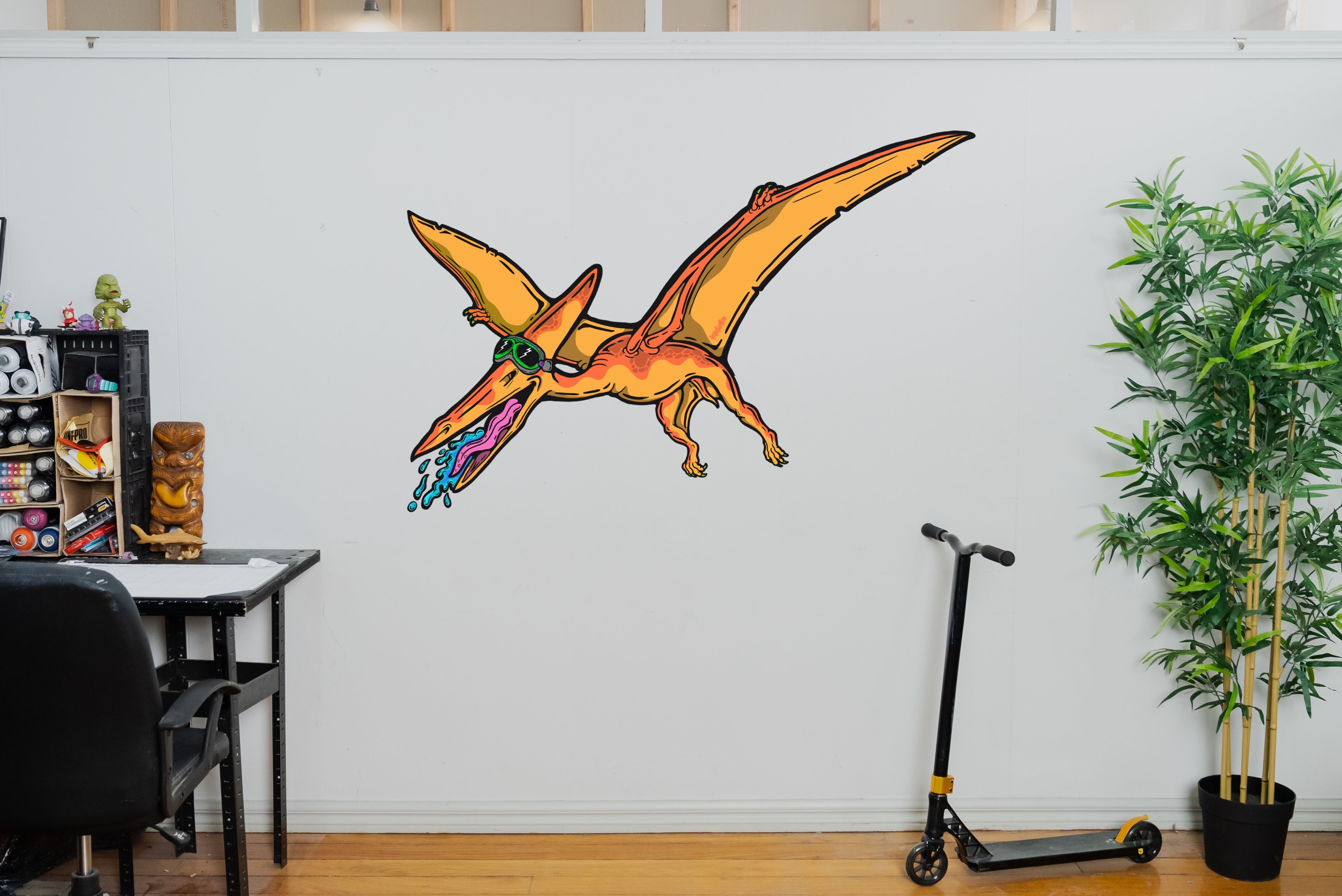 Wall Art Decal - Pterodactyl Pilot