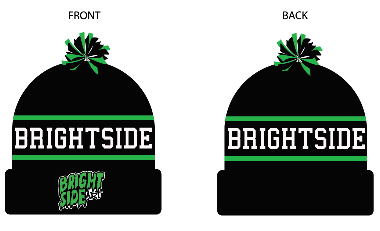 Official BrightSide Pom Pom Beanie