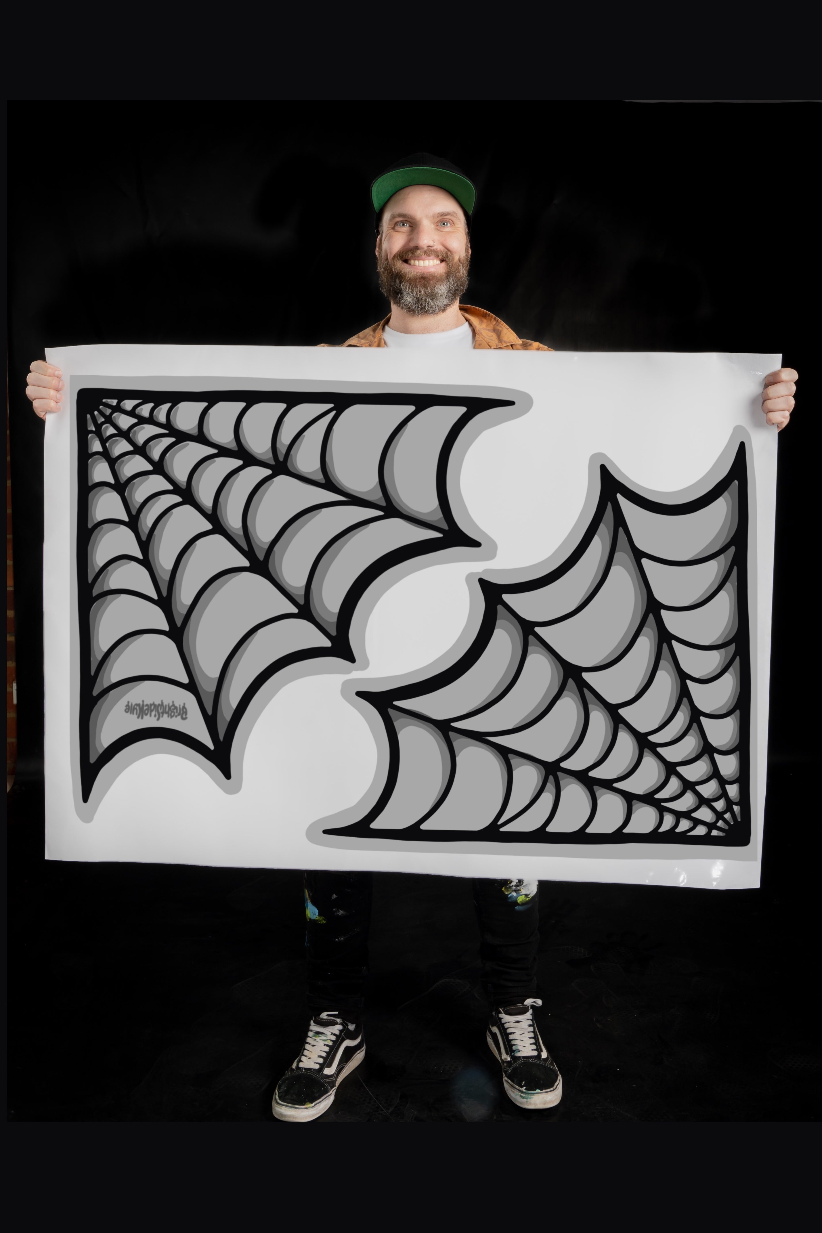 Wall Art Decal - Spider Web Set