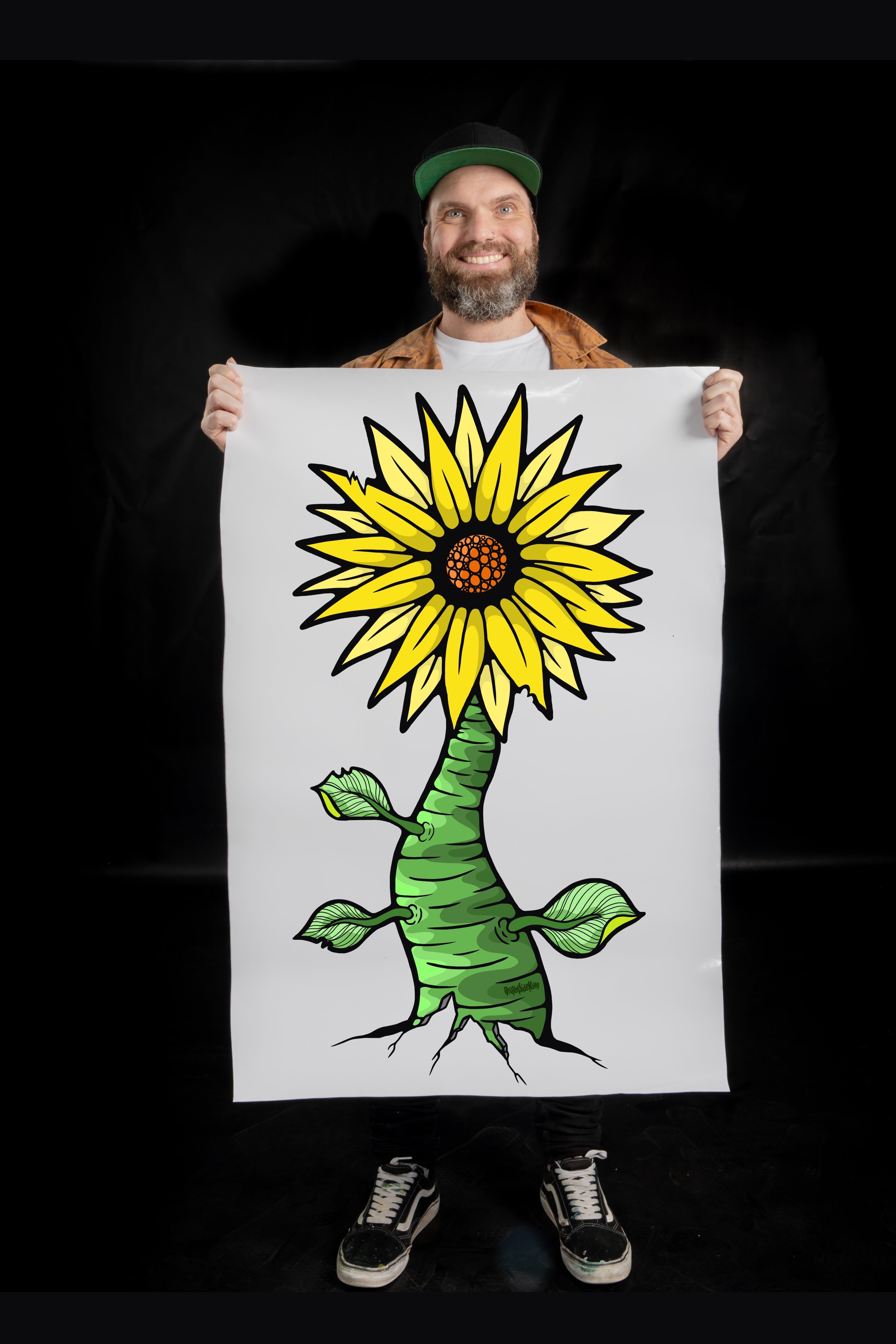 Wall Art Decal - Sunflowers