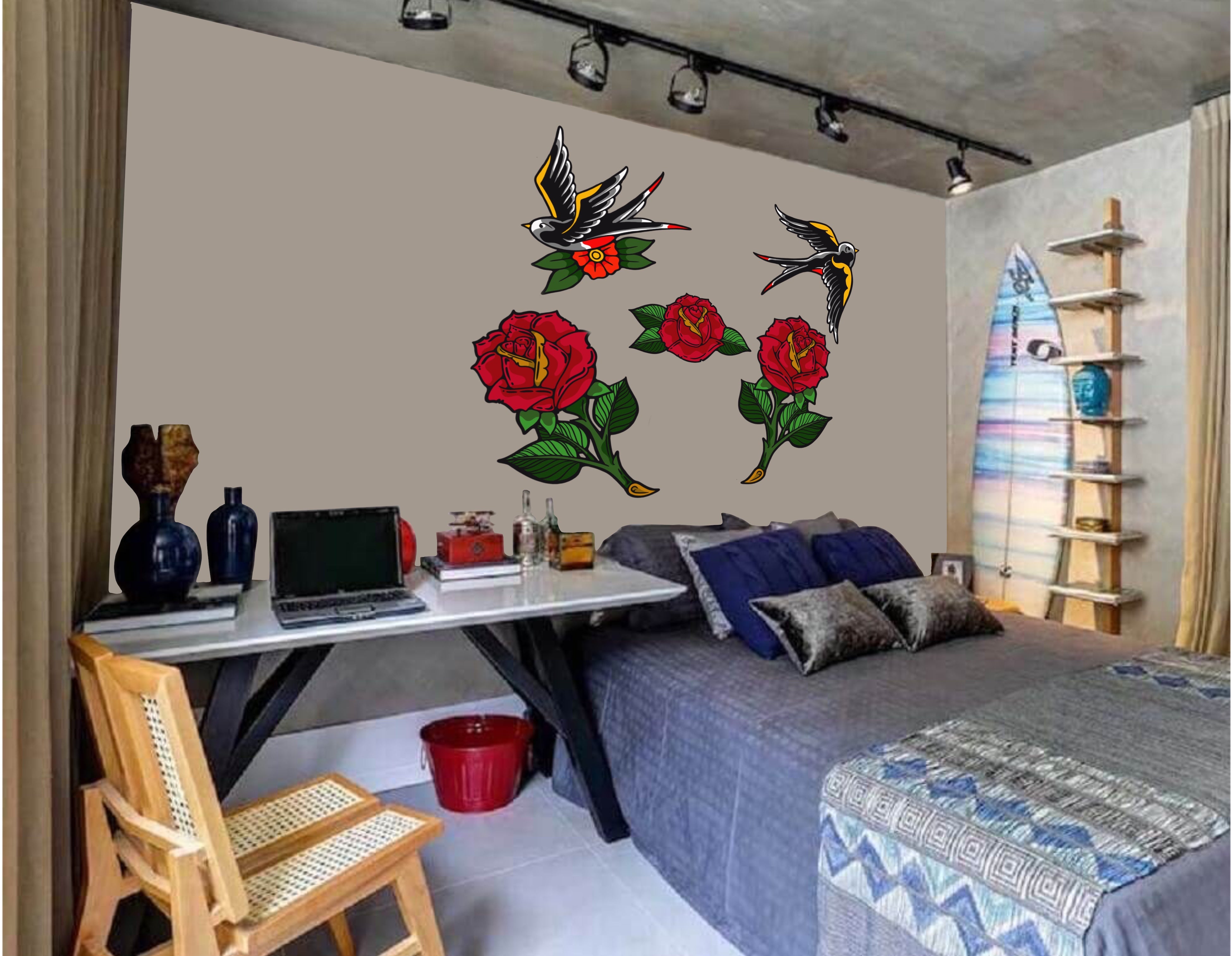 Wall Art Decal - Tattoo Sheet 3