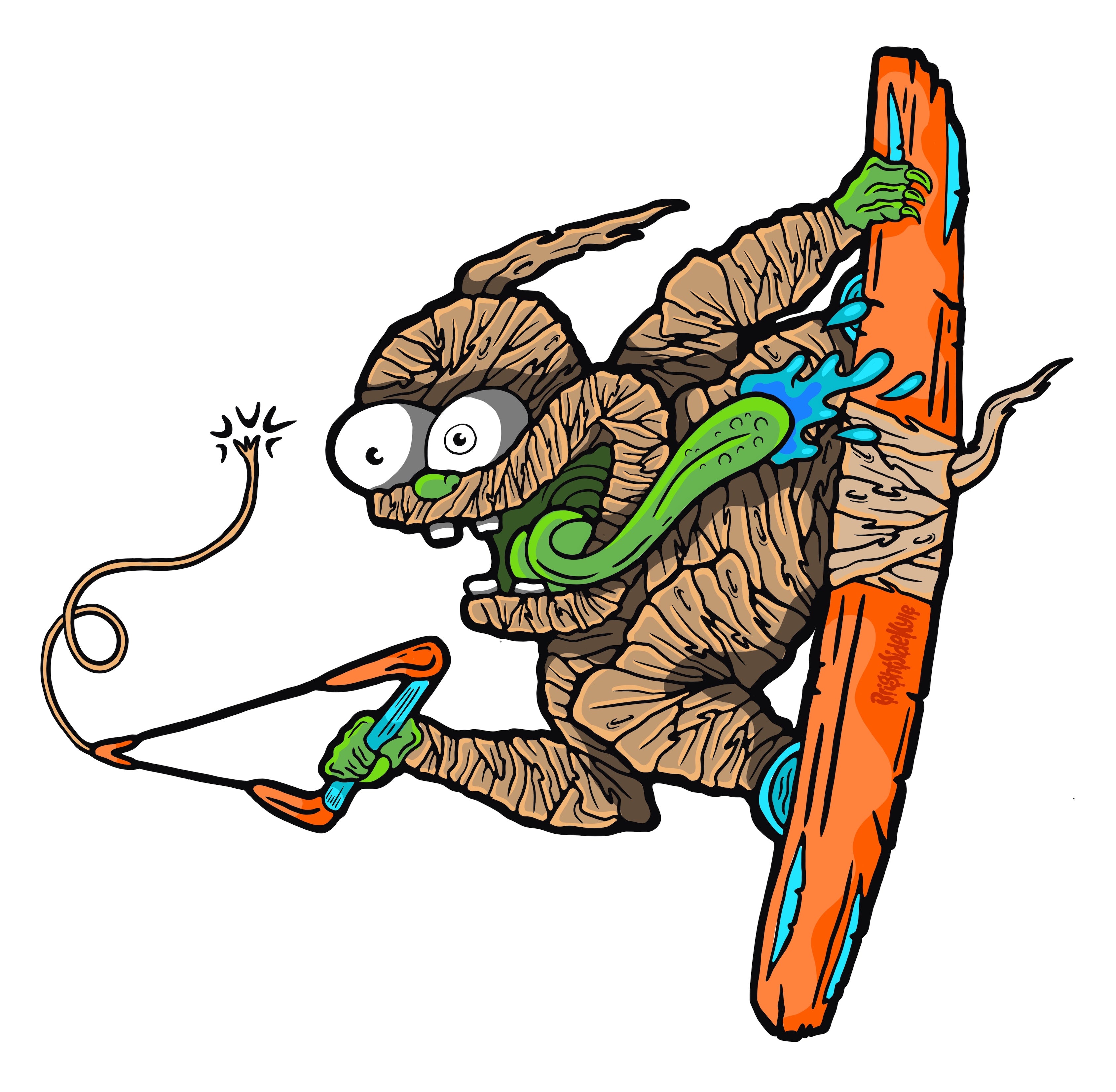 Wall Art Decal - Wakeboard Monster