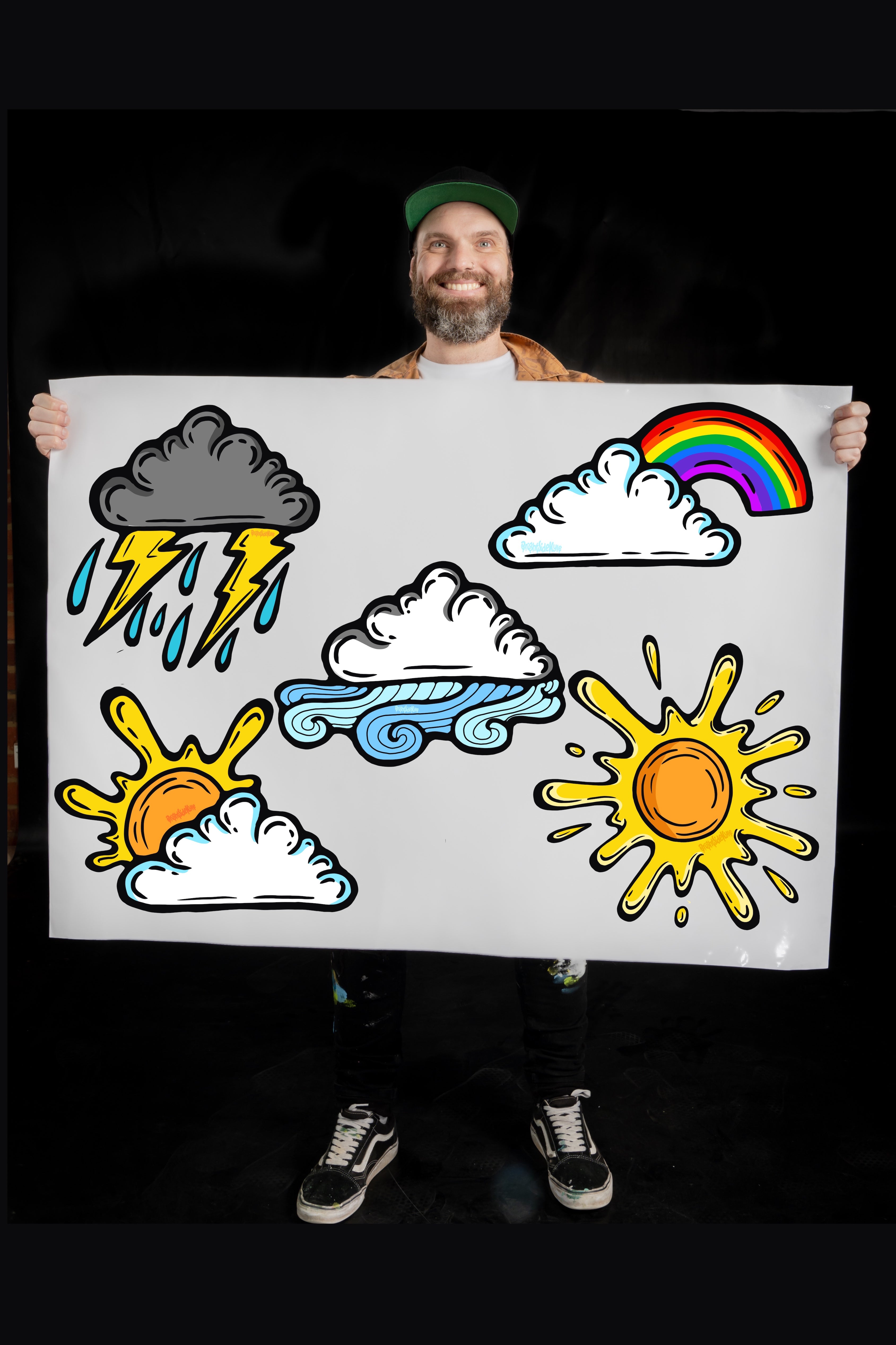 Wall Art Decal - The Best Weather Set