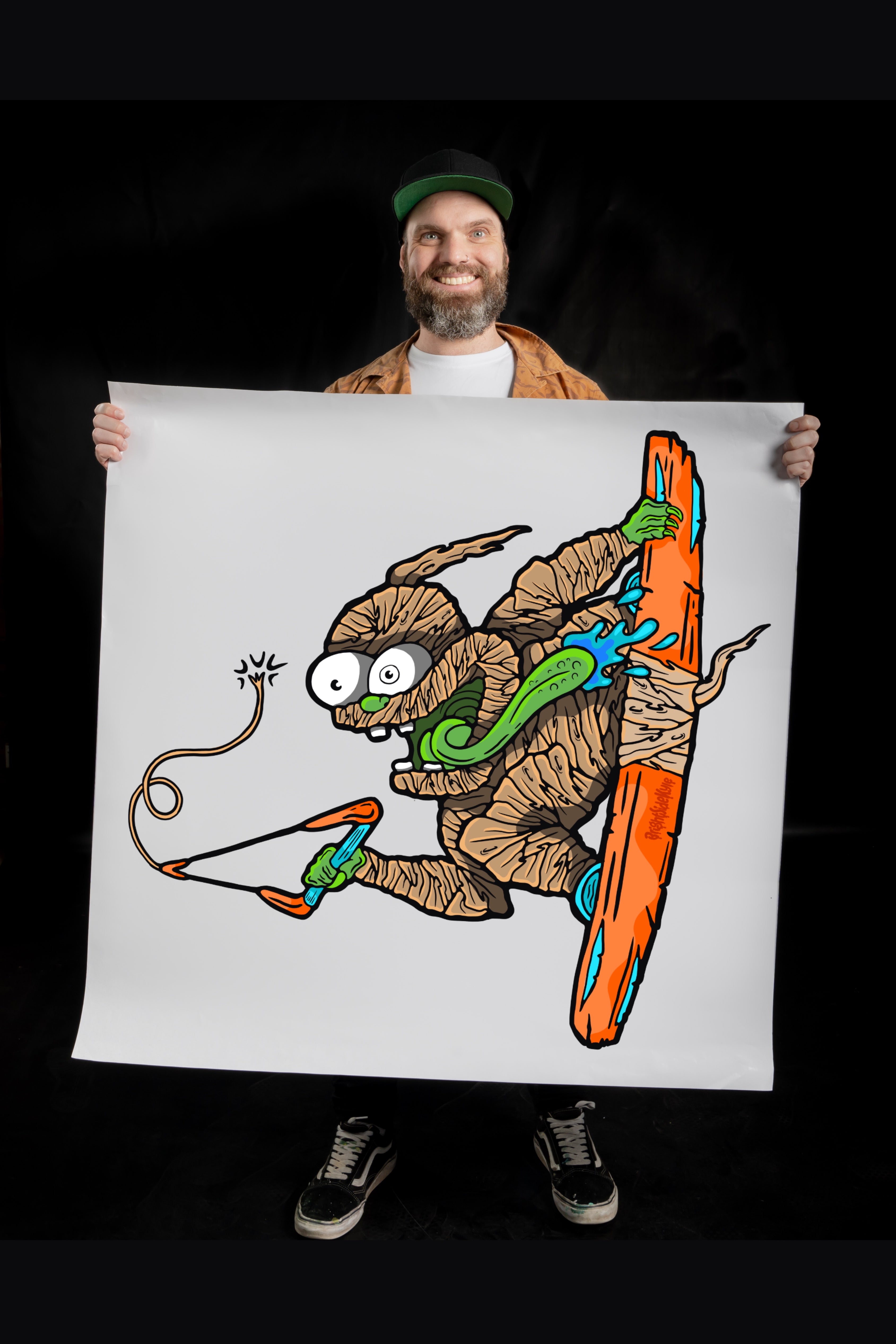 Wall Art Decal - Wakeboard Monster
