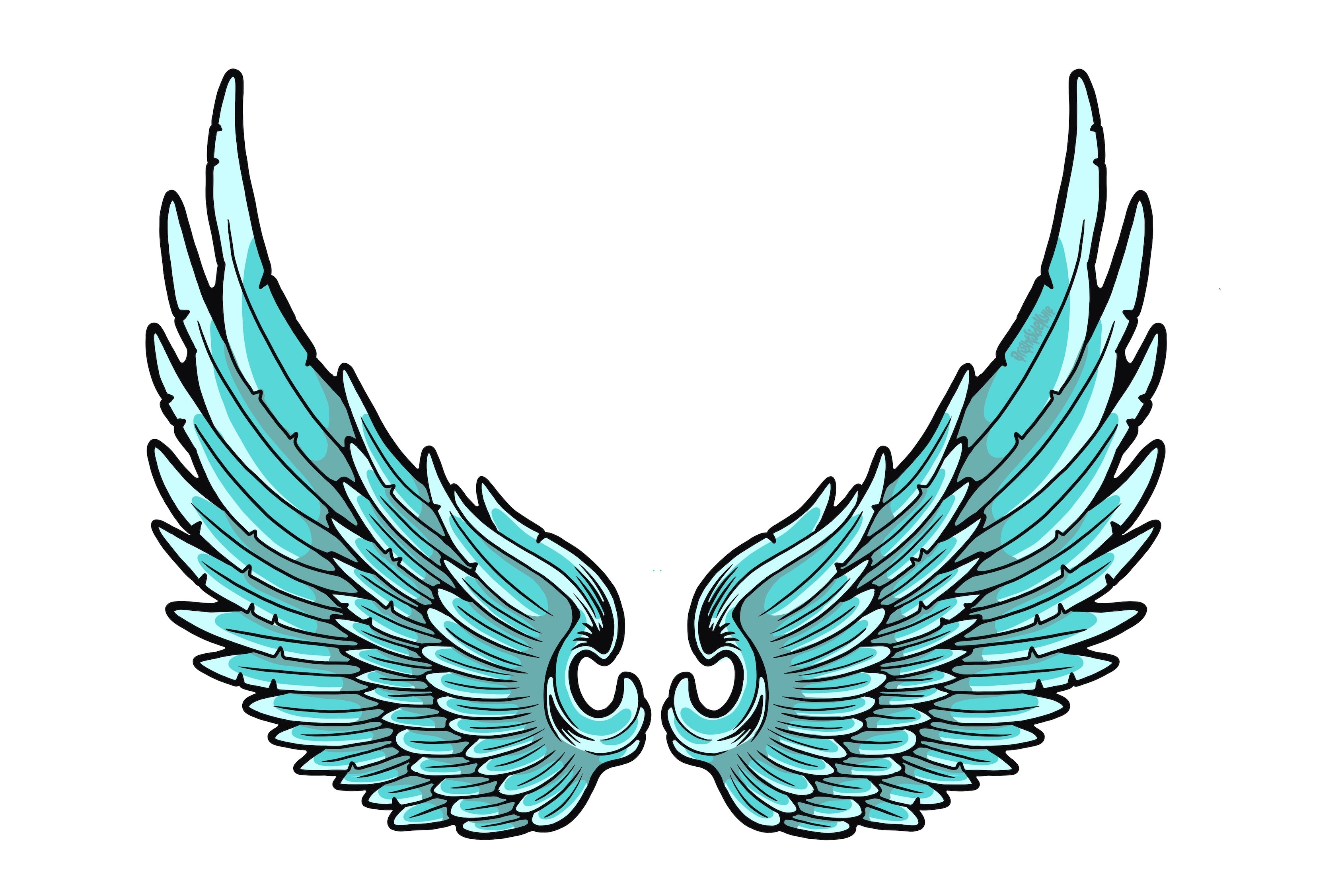 Wall Art Decal - Wings!