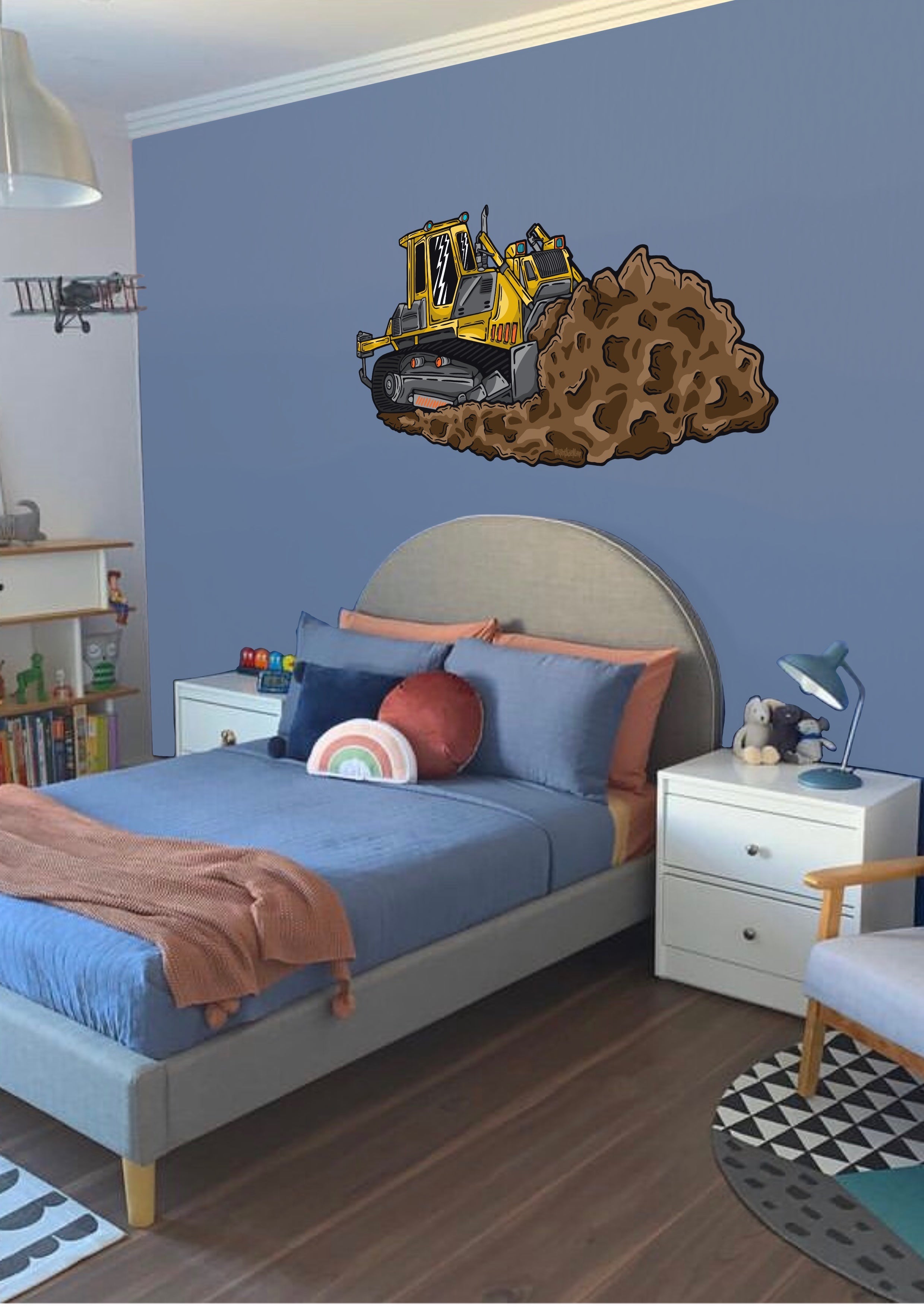 Wall Art Decal - Bulldozer