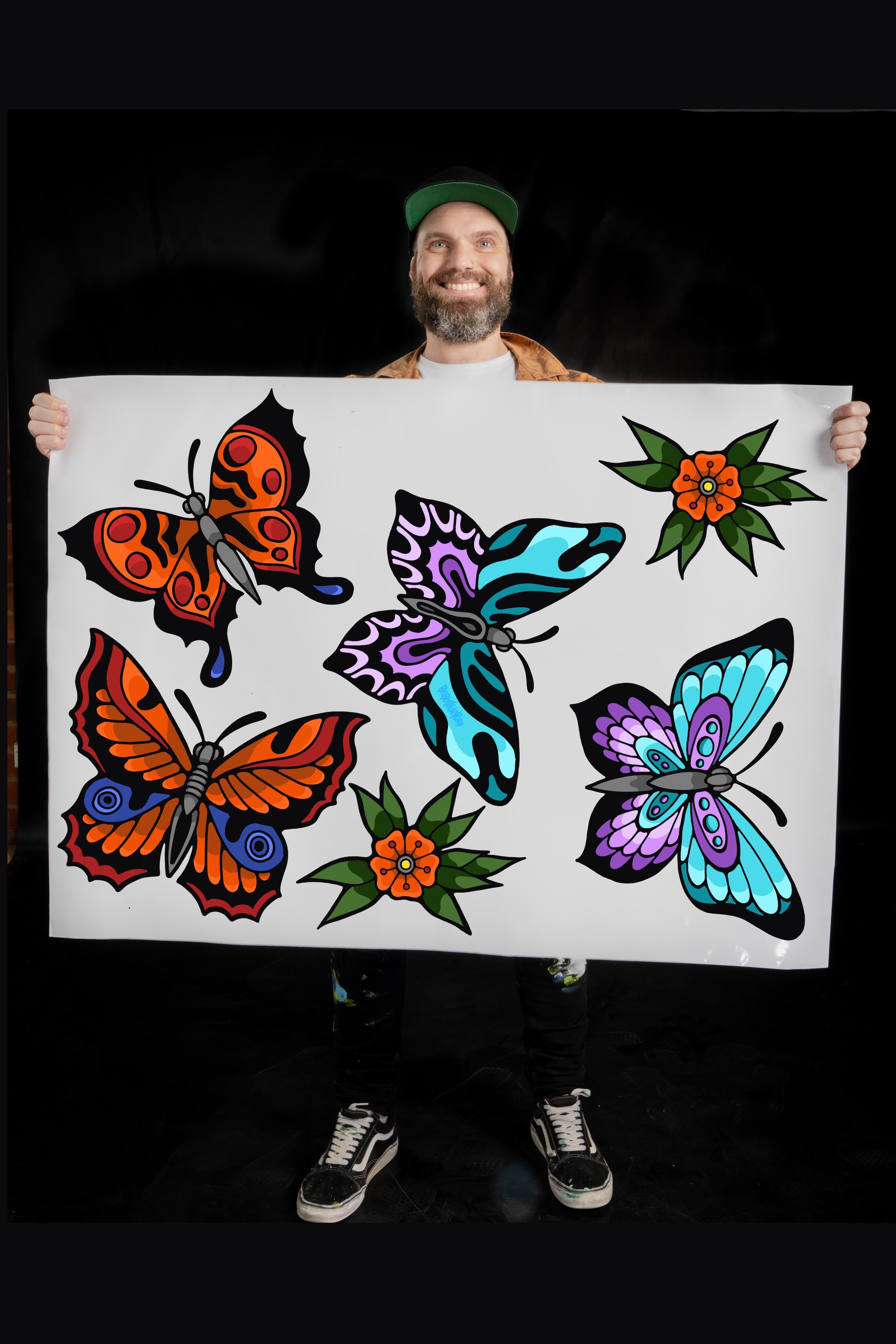 Wall Art Decal - Butterflies Set