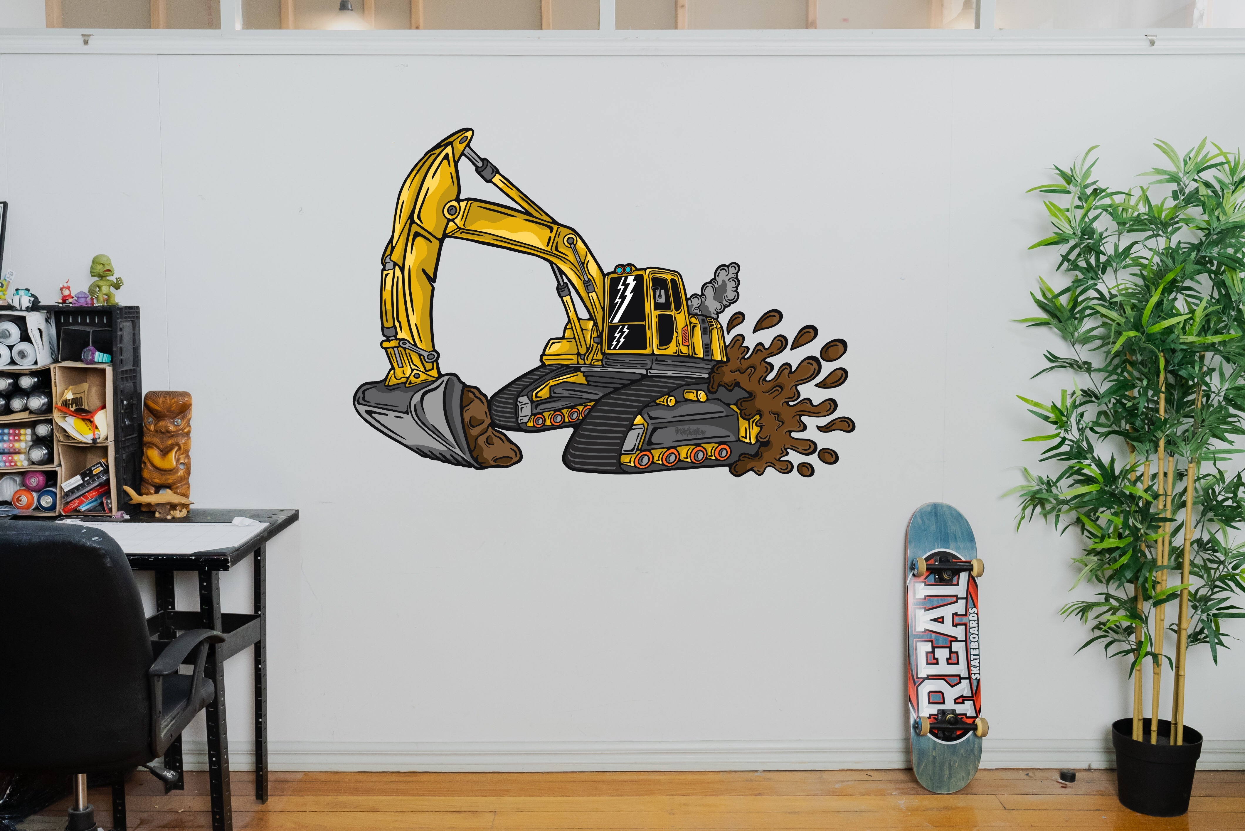 Wall Art Decal - Digger
