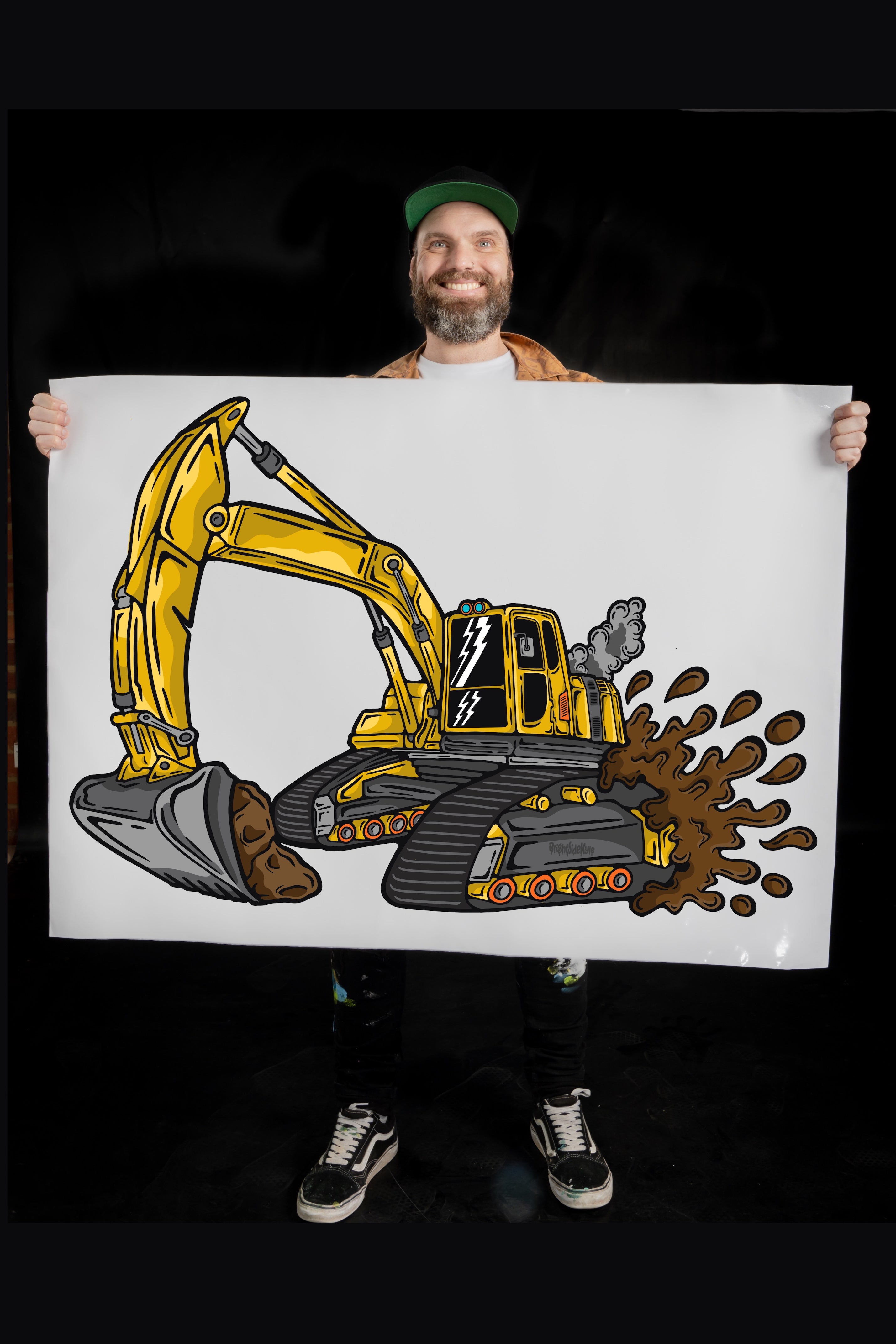 Wall Art Decal - Digger