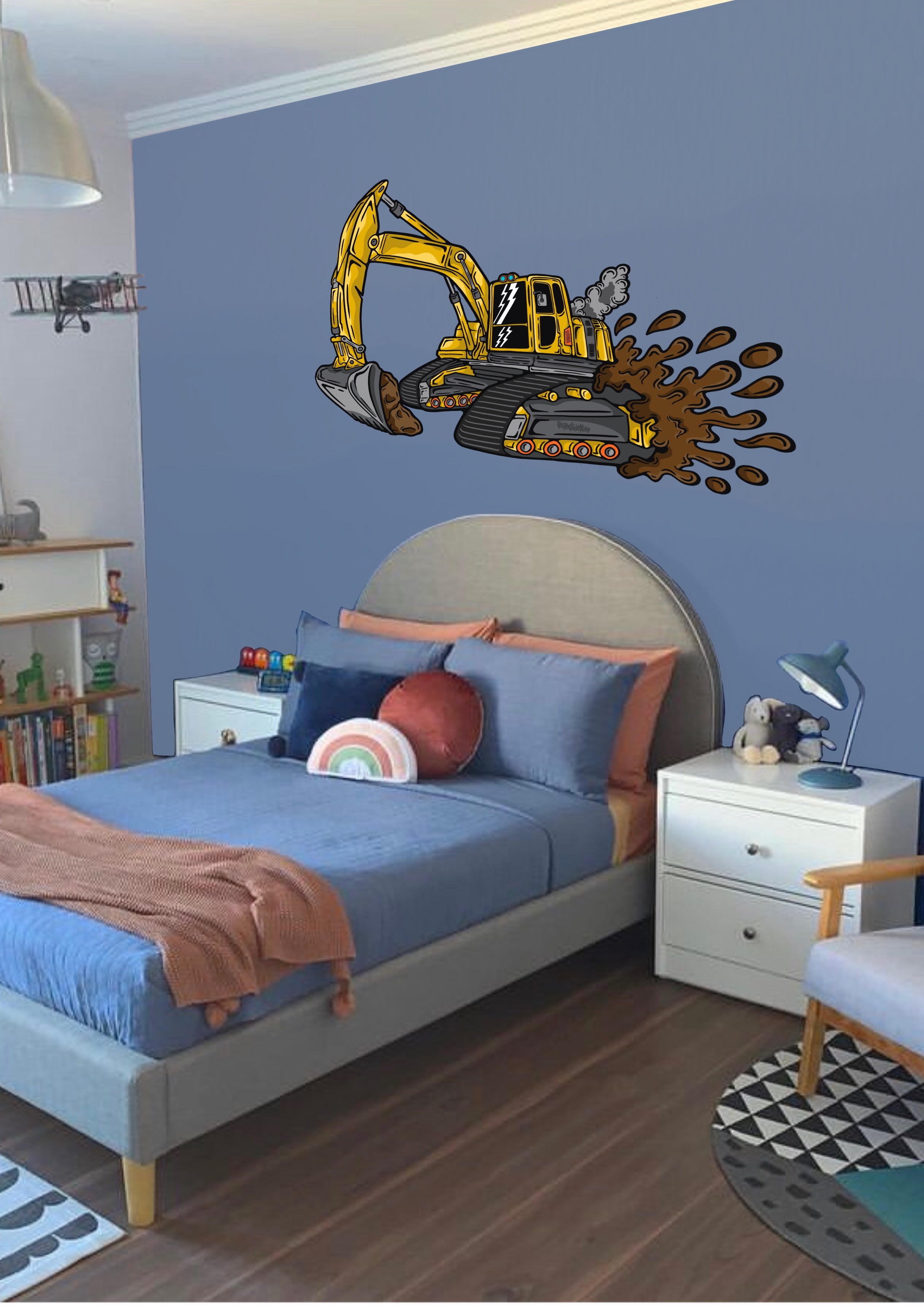Wall Art Decal - Digger