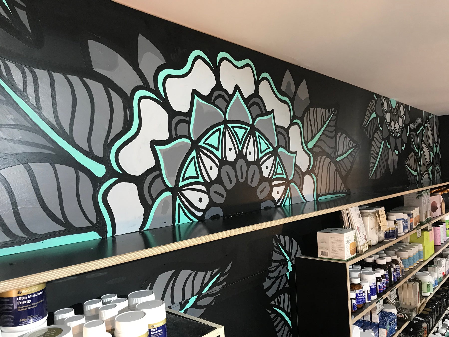 Case Study: Mose & Co. Market Whole Foods, South Melbourne Market Mural.