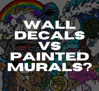 Hand painted Mural VS Wall Decals?