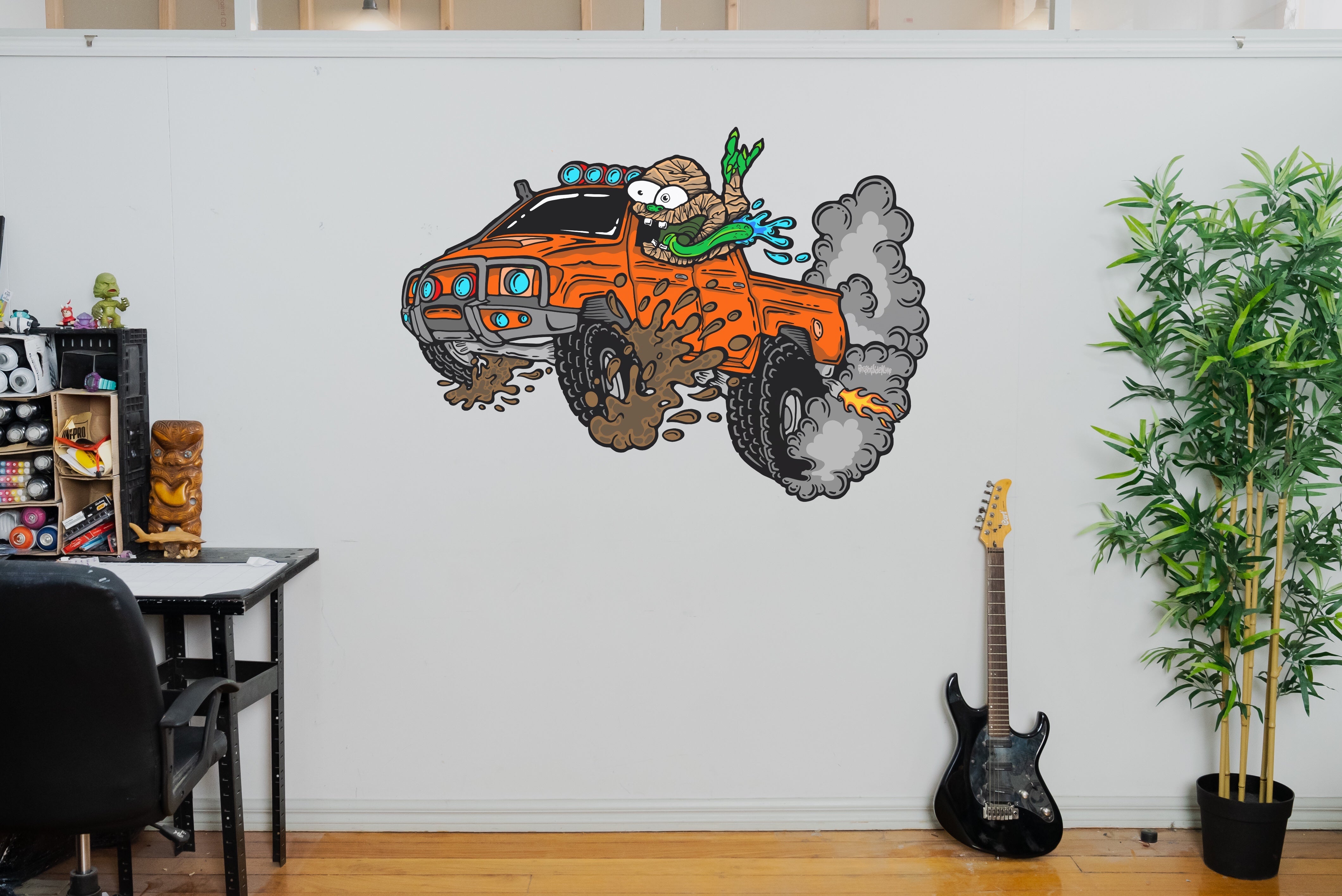Wall Art Decal - 4WD Monster