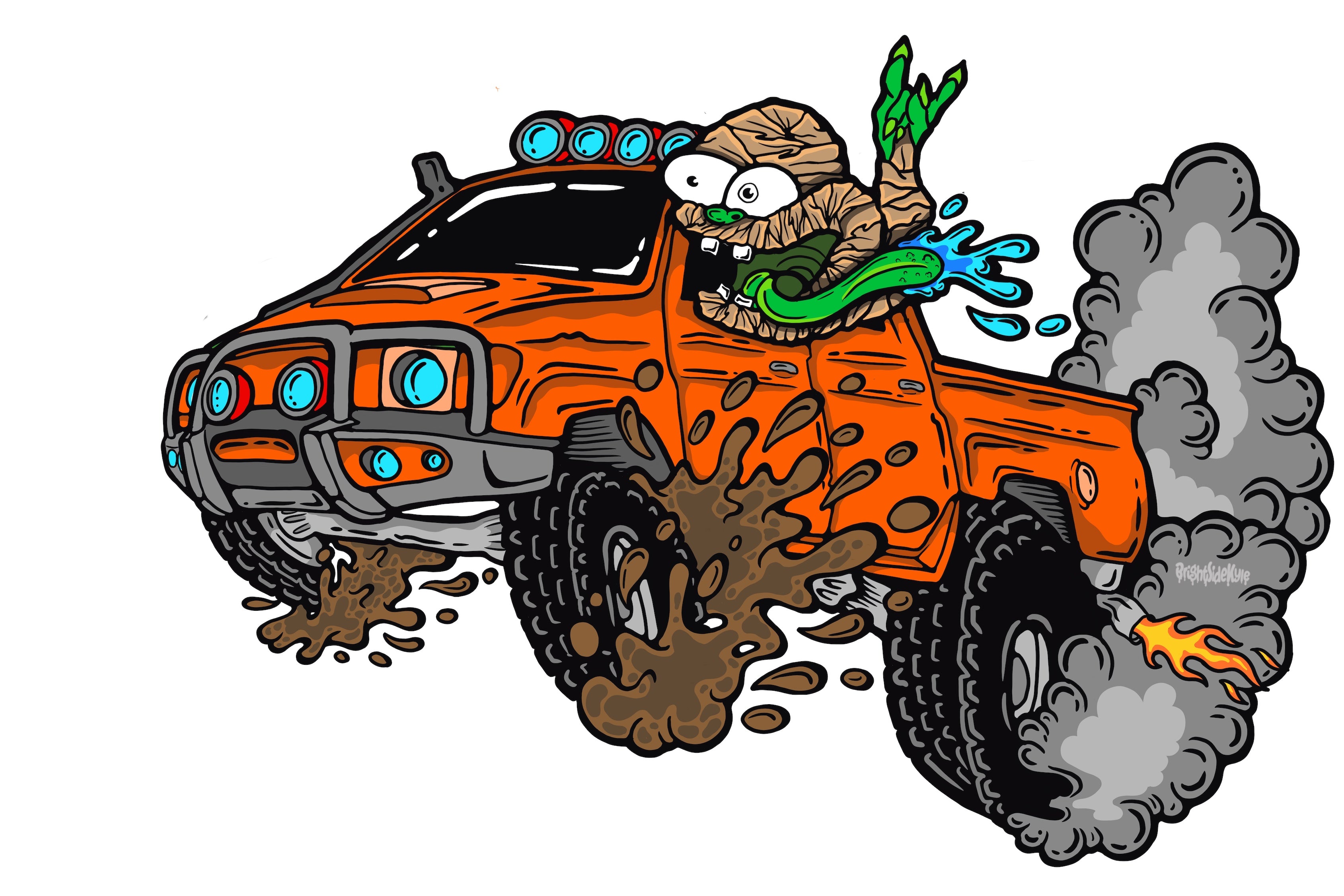 Wall Art Decal - 4WD Monster