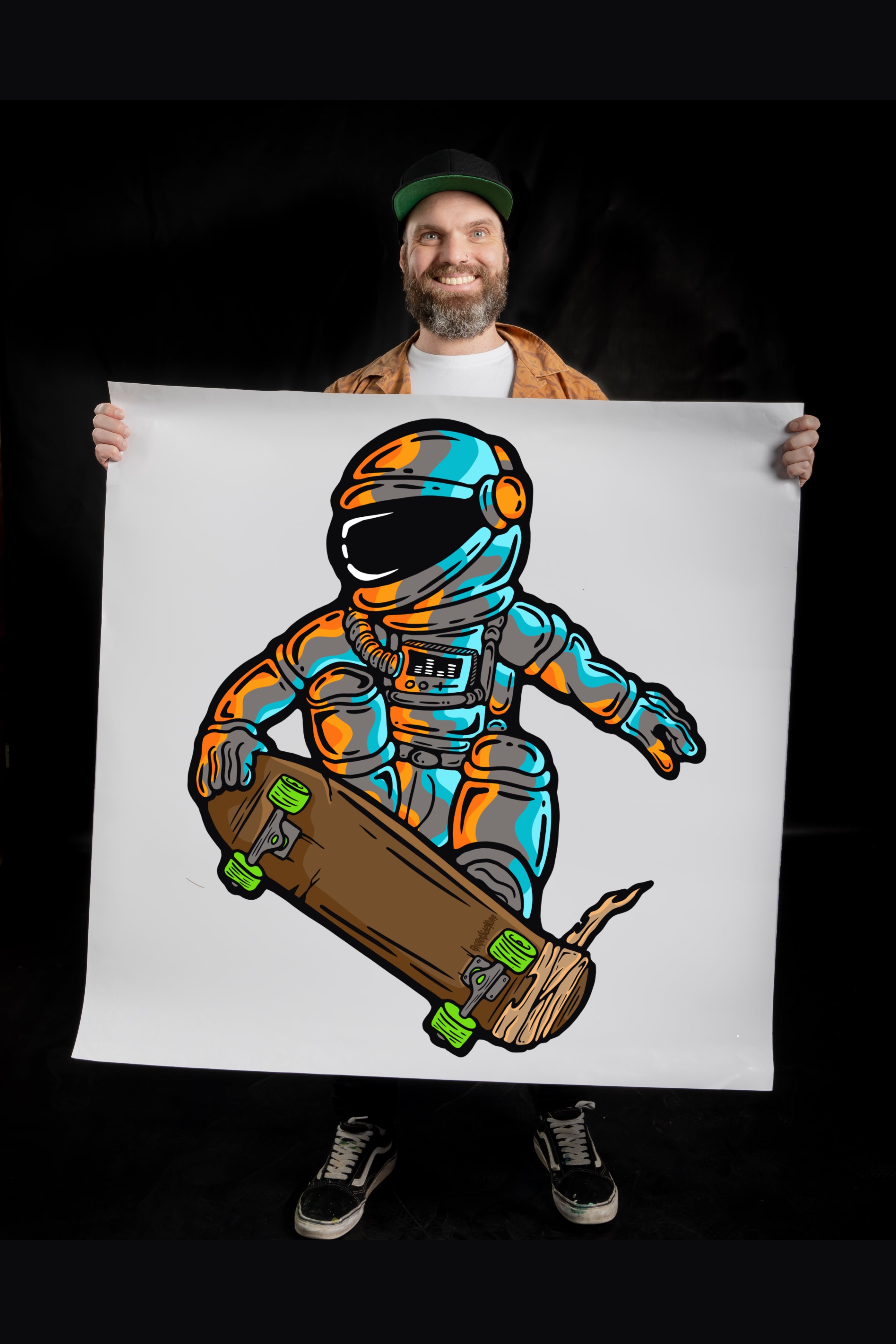 Wall Art Decal - Astro Skater