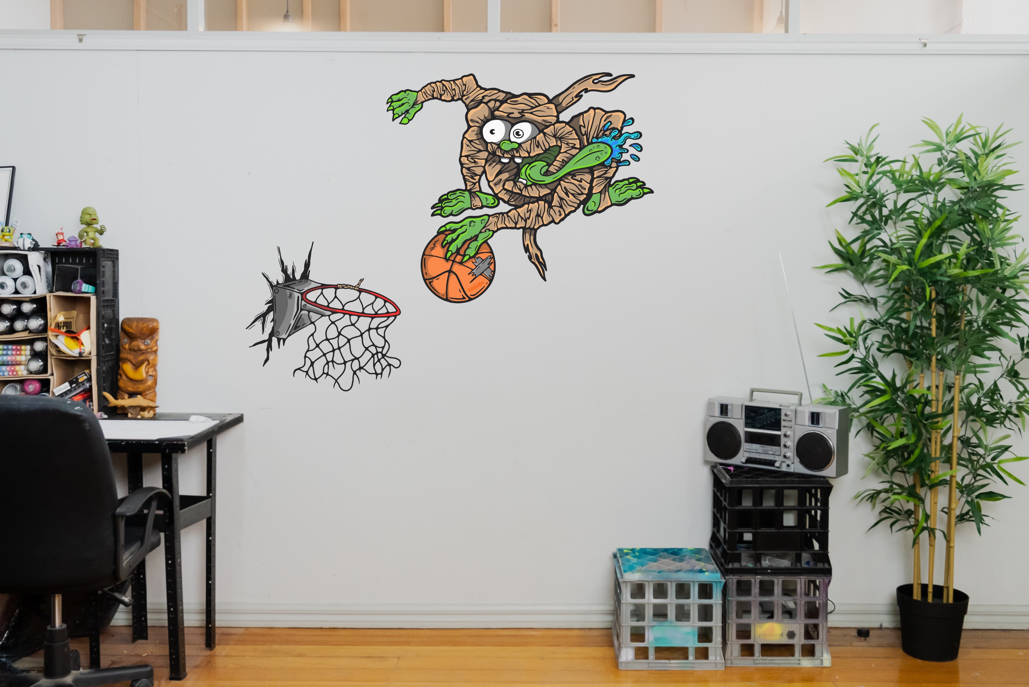 Wall Art Decal - Monster Baller