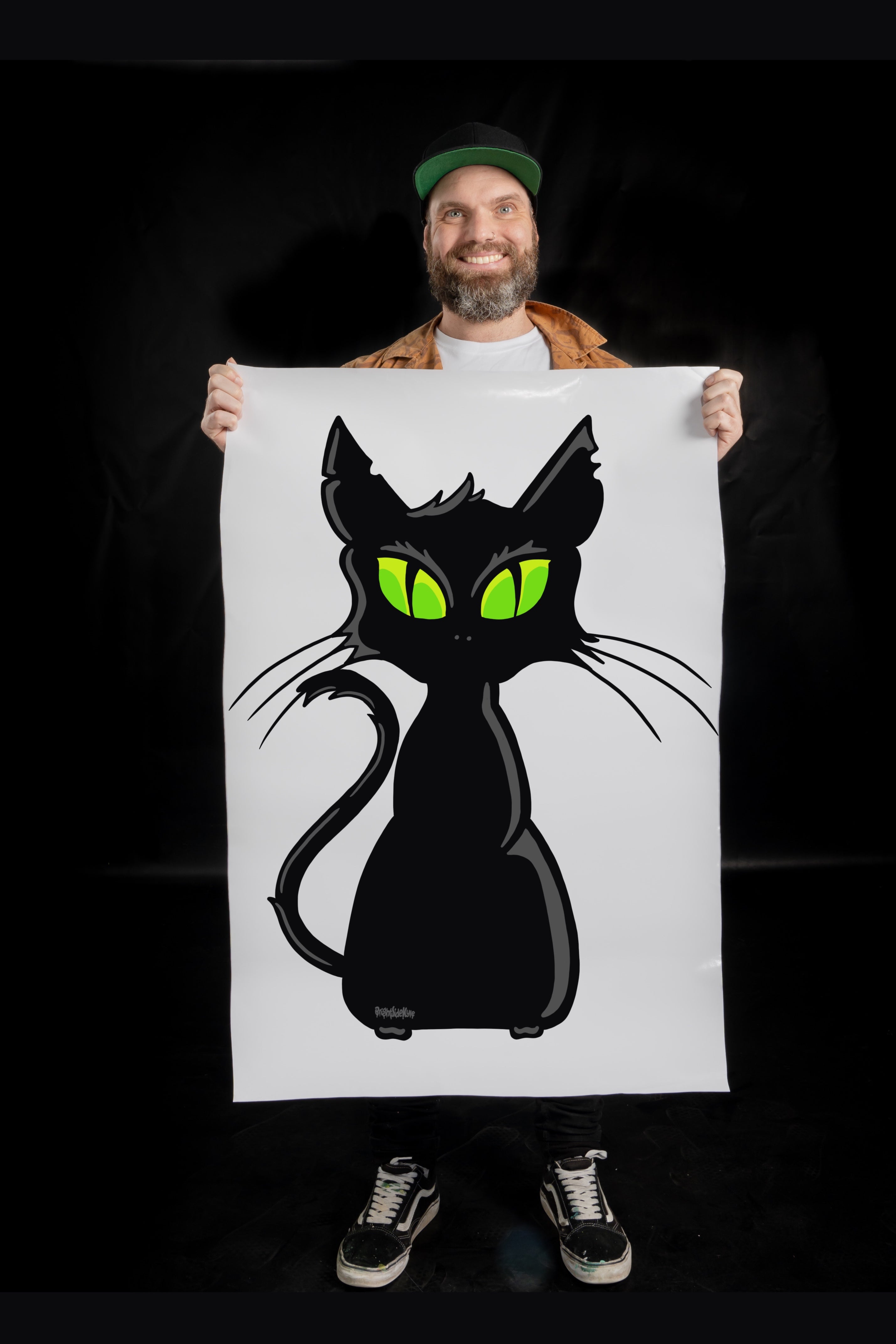 Wall Art Decal - Black Cat