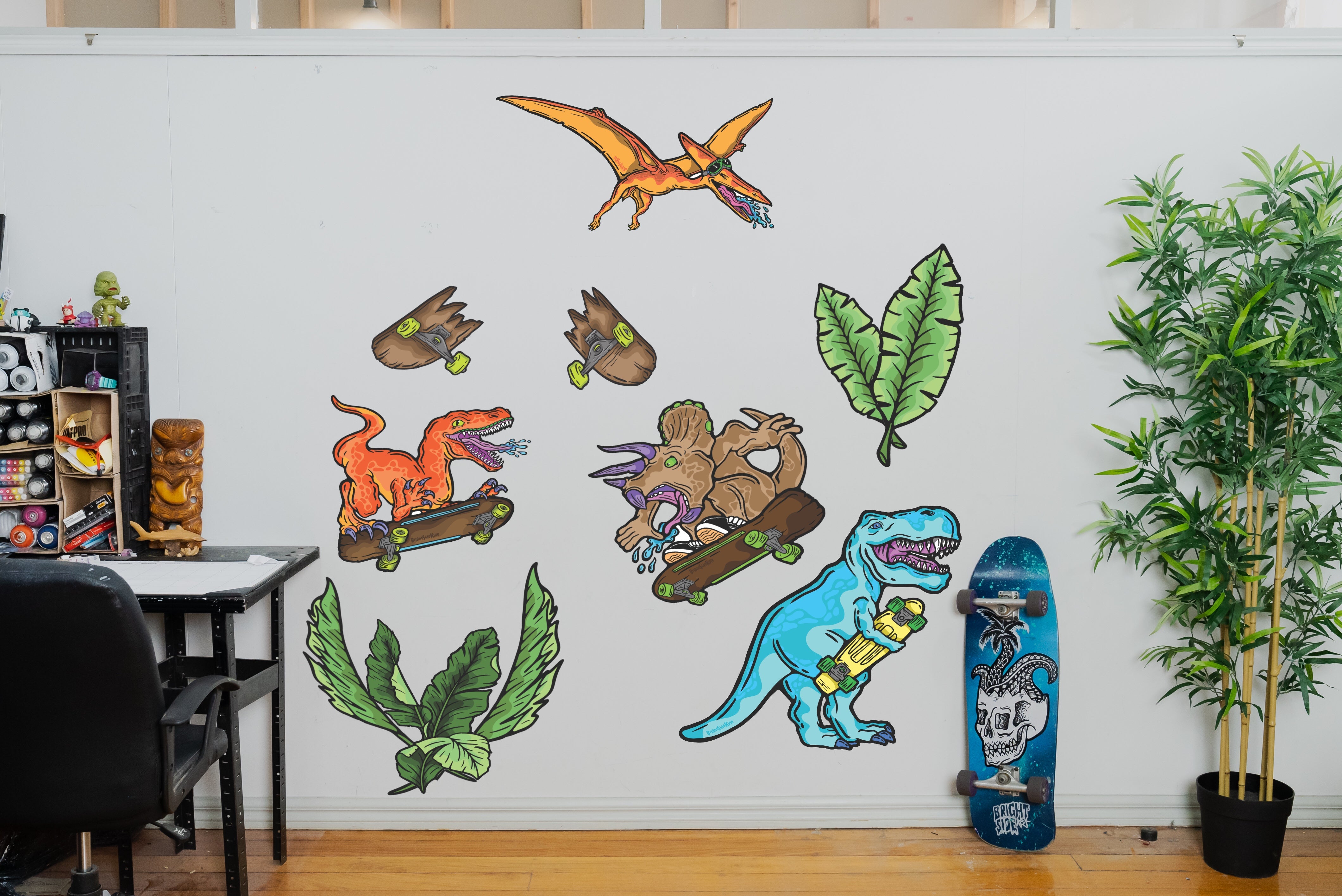 Wall Art Decal - Dinosaur Set 1