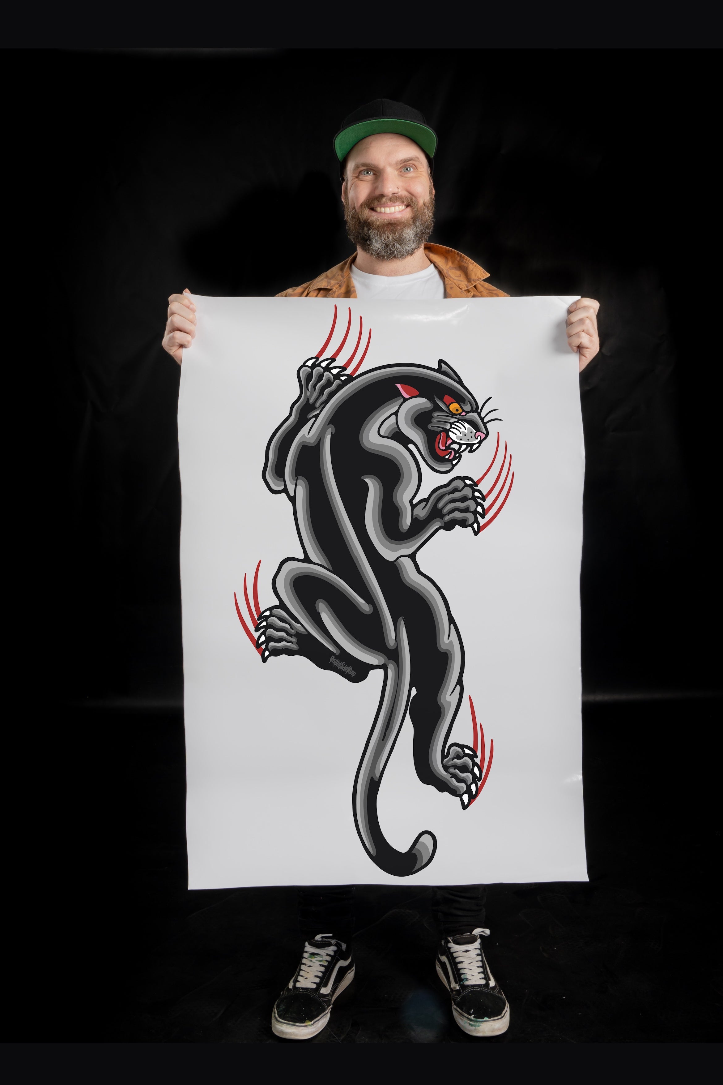 Wall Art Decal - Tattoo Panther