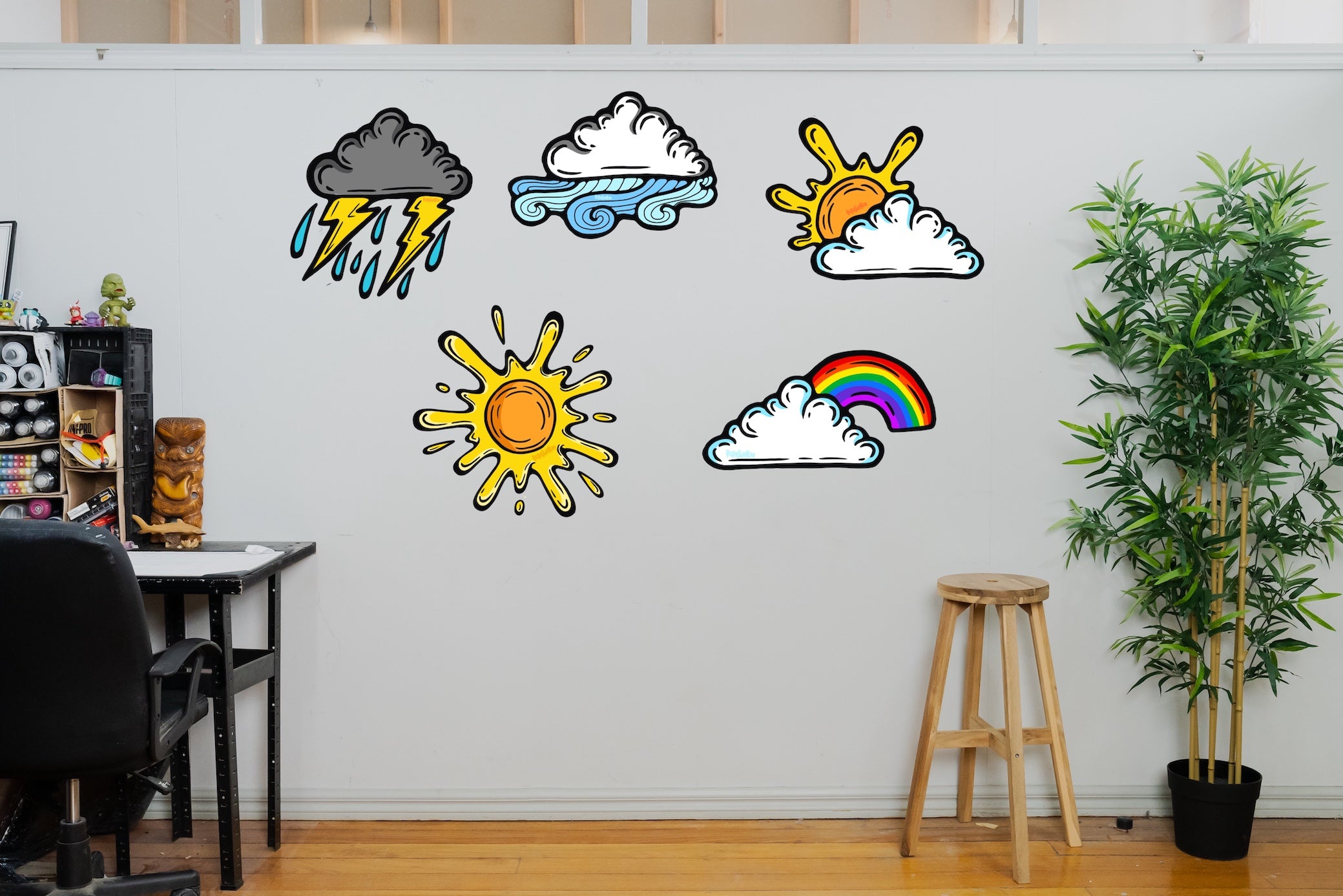 Wall Art Decal - The Best Weather Set