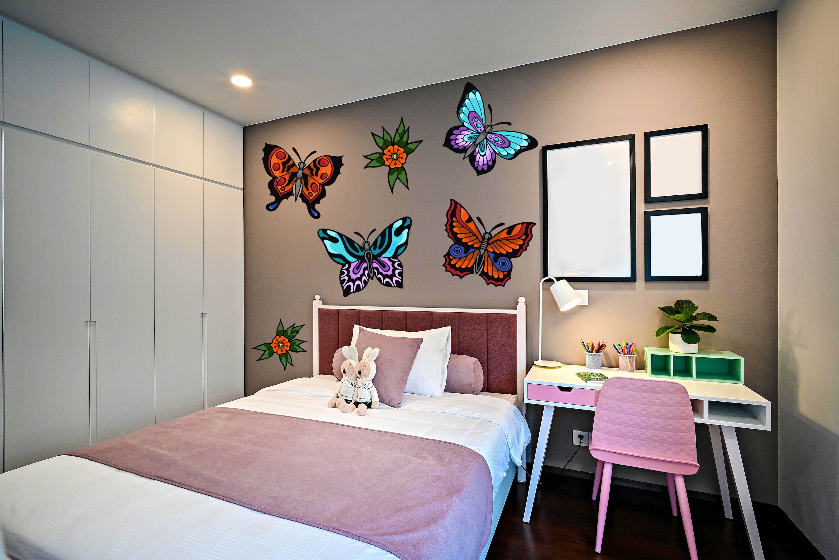 Wall Art Decal - Butterflies Set